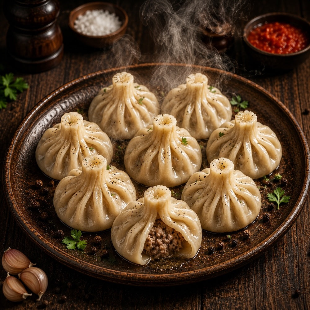 Traditional Grass-Fed Beef and Pork Khinkali_Sydney_Chef_Paata